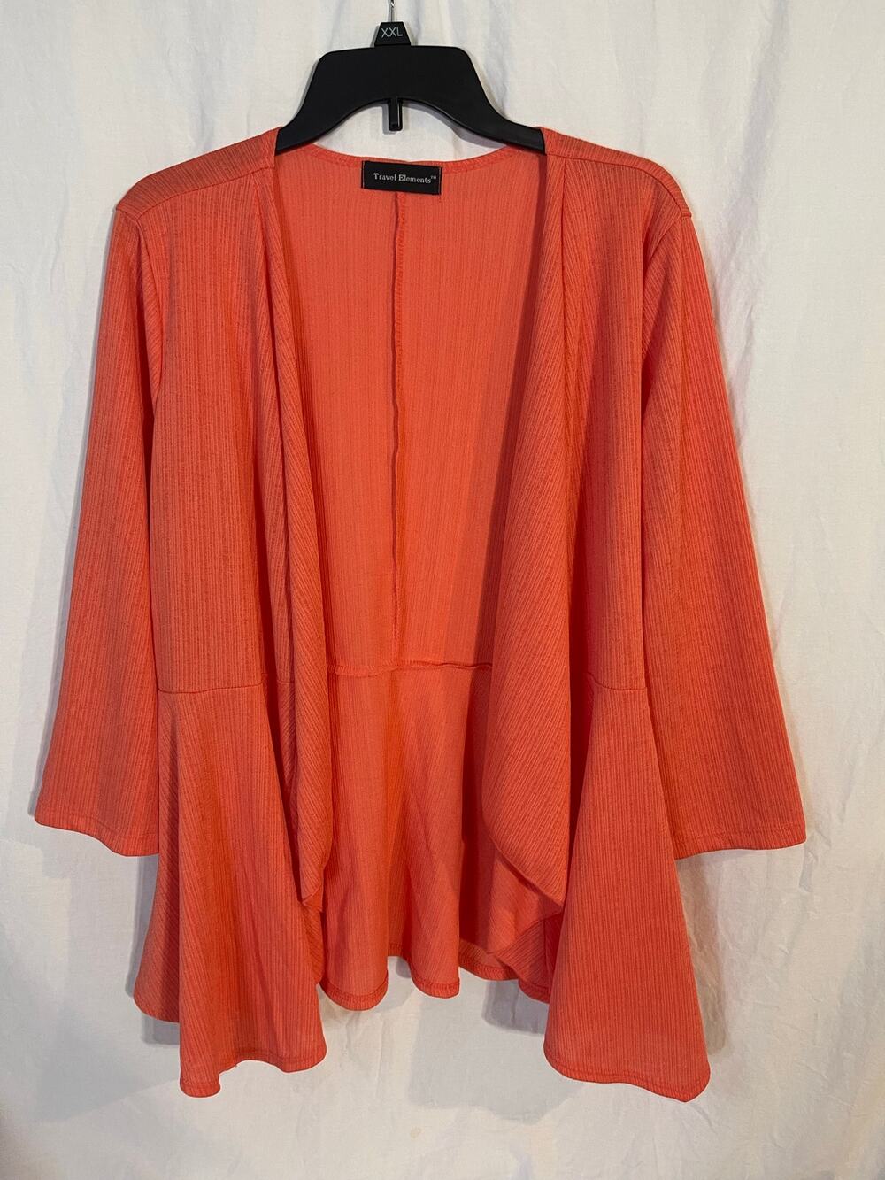 Womens large orange cardigan